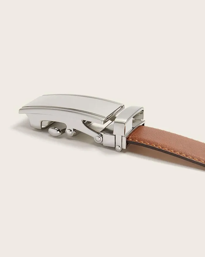 RWandCO Belts and Suspenders Leather Belt With Automatic Buckle Tan Brown 8211 Men RWandCO Belts and Suspenders Leather Belt With Automatic Buckle Tan Brown 8211 Men