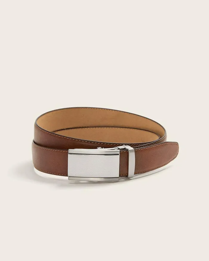 RWandCO Belts and Suspenders Leather Belt With Automatic Buckle Tan Brown 8211 Men RWandCO Belts and Suspenders Leather Belt With Automatic Buckle Tan Brown 8211 Men