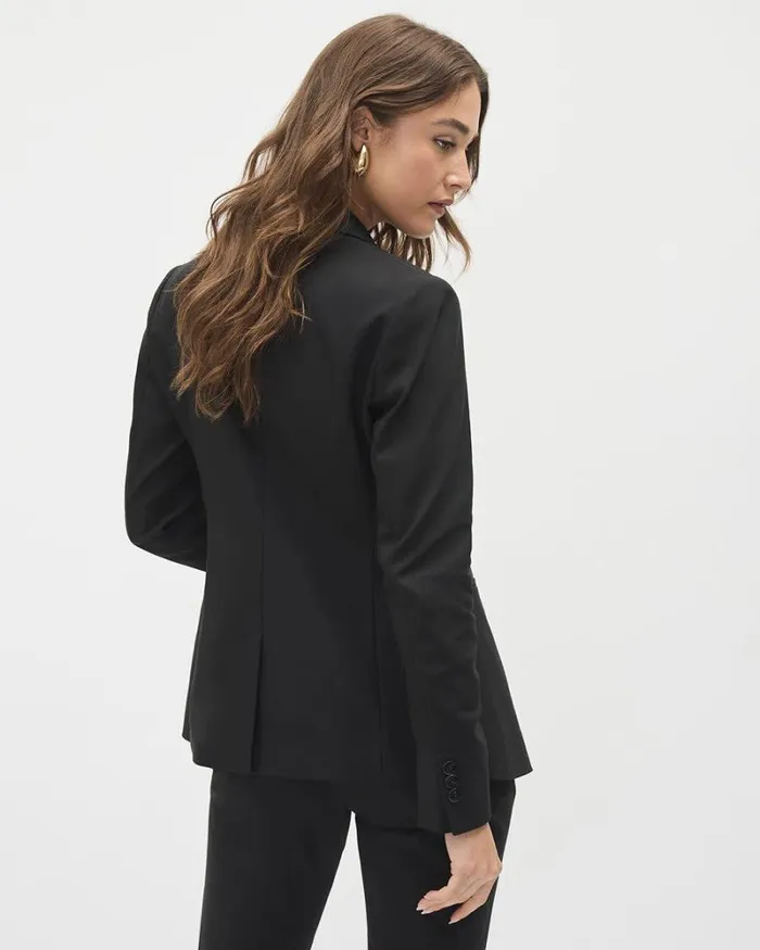RWandCO Blazers Limitless OneButton Fitted Blazer Black 8211 Women RWandCO Blazers Limitless OneButton Fitted Blazer Black 8211 Women