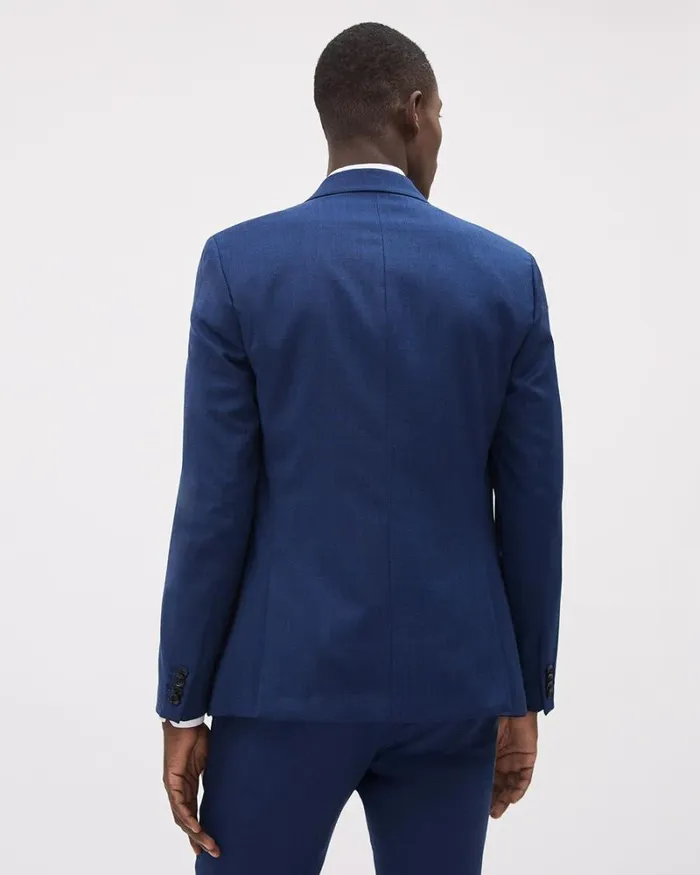 RWandCO Blazers Medium Blue Wool Essential Blazer Medium Blue 8211 Men RWandCO Blazers Medium Blue Wool Essential Blazer Medium Blue 8211 Men