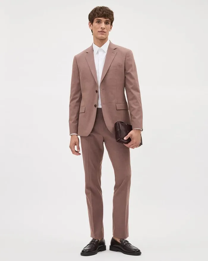 RWandCO Blazers SlimFit Burgundy Suit Blazer Dark Sumac 8211 Men RWandCO Blazers SlimFit Burgundy Suit Blazer Dark Sumac 8211 Men