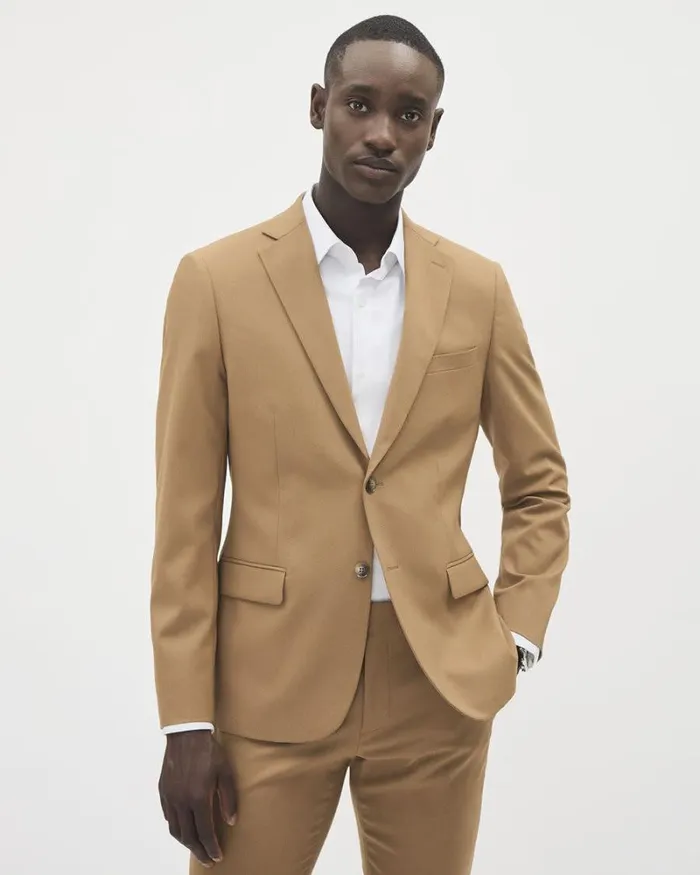 RWandCO Blazers SlimFit Dark Honey Suit Blazer Dark Honey 8211 Men