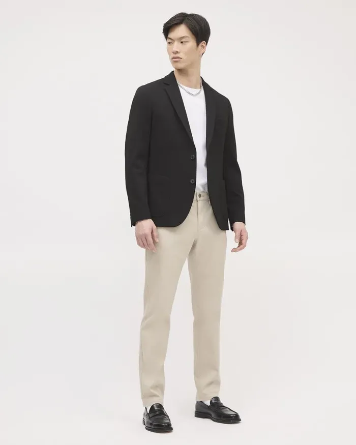RWandCO Blazers SlimFit Textured Knit Blazer Black 8211 Men RWandCO Blazers SlimFit Textured Knit Blazer Black 8211 Men