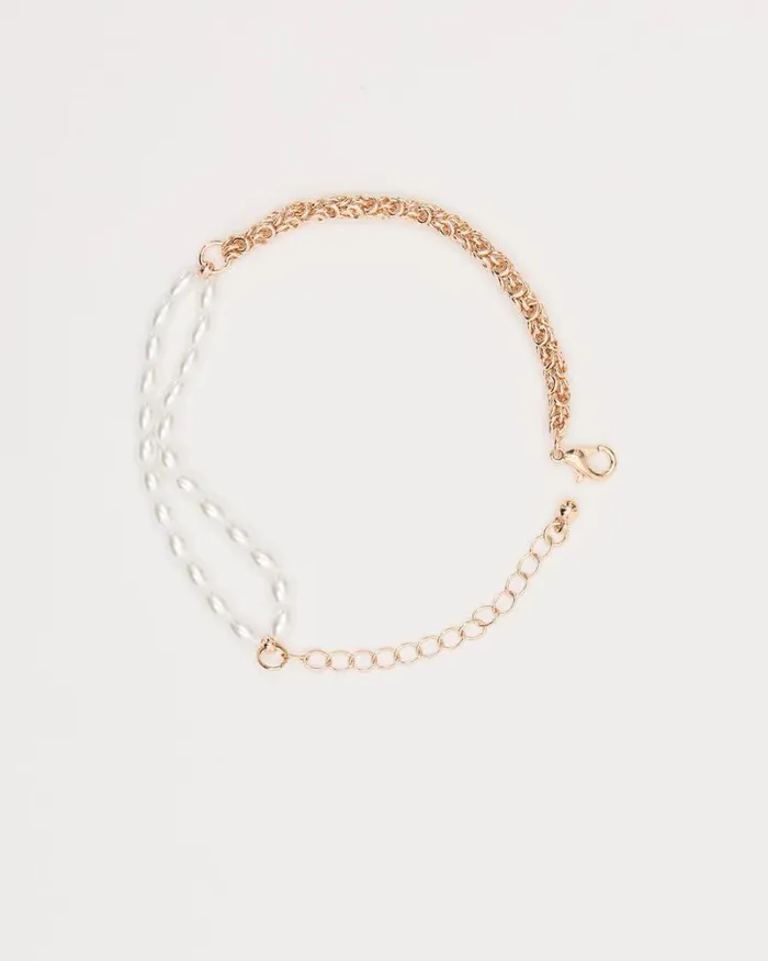 RWandCO Bracelets and Rings Bracelet With Pearls Gold 8211 Women