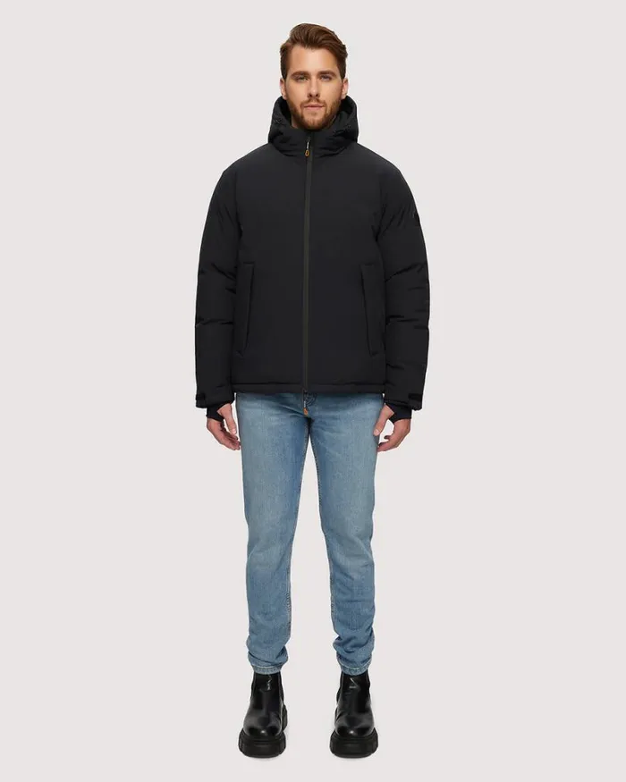 RWandCO Coats and Jackets Noize 8211 Arturo Short Length Tech Parka Black 8211 Men RWandCO Coats and Jackets Noize 8211 Arturo Short Length Tech Parka Black 8211 Men