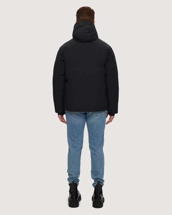 RWandCO Coats and Jackets Noize 8211 Arturo Short Length Tech Parka Black 8211 Men