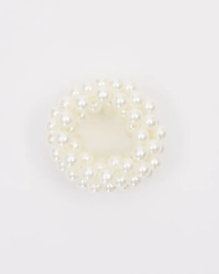 RWandCO Hair Accessories Pearl Hair Elastic Snow White 8211 Women
