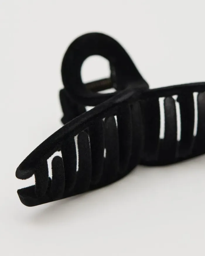 RWandCO Hair Accessories Velvet Hair Gripper Black 8211 Women