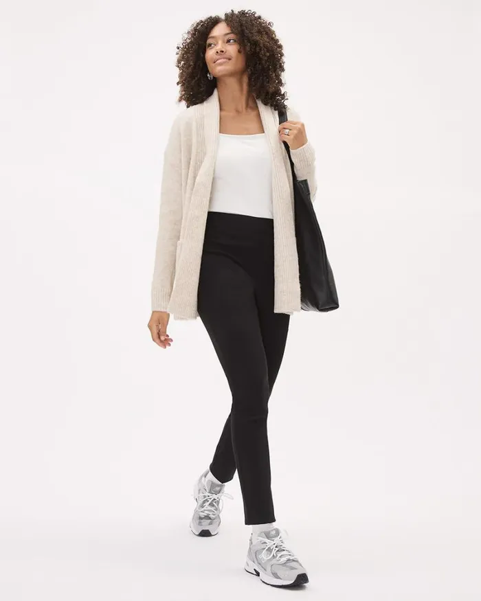 RWandCO Leggings HighRise Long SlimLeg City Legging Pant Black Ottoman 8211 Women RWandCO Leggings HighRise Long SlimLeg City Legging Pant Black Ottoman 8211 Women