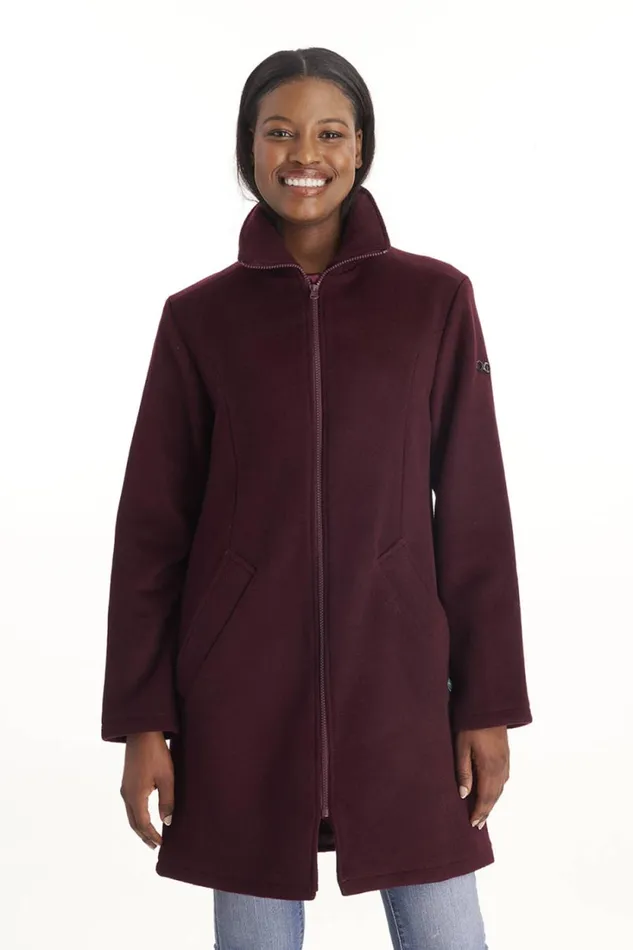 RWandCO Outerwear Khloe 8211 3in1 Wool Maternity Coat SemiFitted 8211 Modern Eternity Maternity Dark Red 8211 Women RWandCO Outerwear Khloe 8211 3in1 Wool Maternity Coat SemiFitted 8211 Modern Eternity Maternity Dark Red 8211 Women