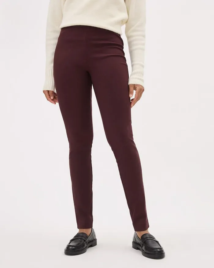 RWandCO Pants HighRise Long SlimLeg City Legging Pant Decadent Chocolate 8211 Women