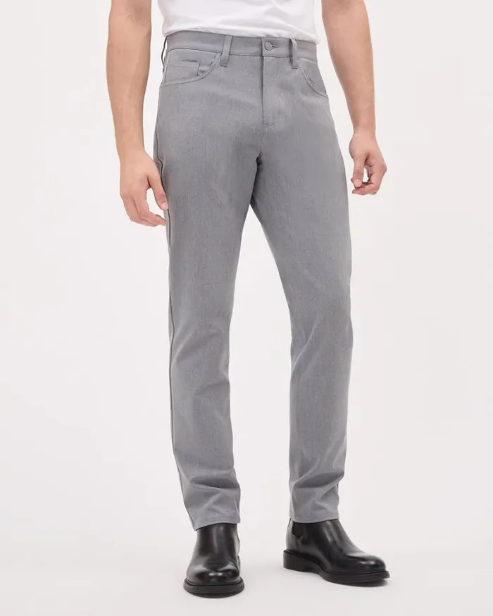 RWandCO Pants Slim Leg 5Pocket City Pant Heather Med Grey 8211 Men RWandCO Pants Slim Leg 5Pocket City Pant Heather Med Grey 8211 Men