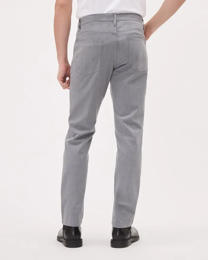 RWandCO Pants Slim Leg 5Pocket City Pant Heather Med Grey 8211 Men RWandCO Pants Slim Leg 5Pocket City Pant Heather Med Grey 8211 Men