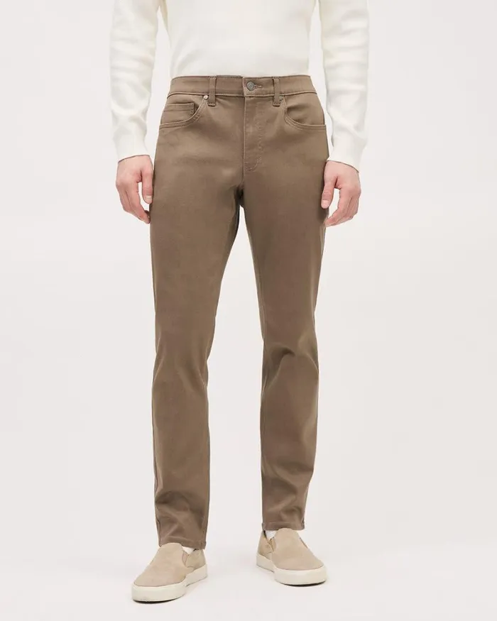 RWandCO Pants SlimLeg Super Stretch Pant Down Brown 8211 Men