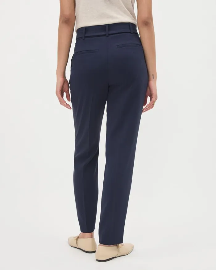 RWandCO Pants TaperedLeg HighRise Ankle Pant With Belt Night Sky 8211 Women RWandCO Pants TaperedLeg HighRise Ankle Pant With Belt Night Sky 8211 Women