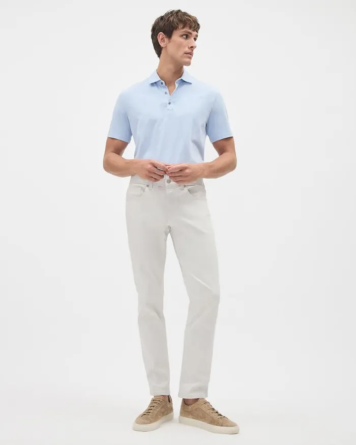 RWandCO Polos ShortSleeve Supima R Cotton Jersey Polo Kentucky Blue 8211 Men RWandCO Polos ShortSleeve Supima R Cotton Jersey Polo Kentucky Blue 8211 Men