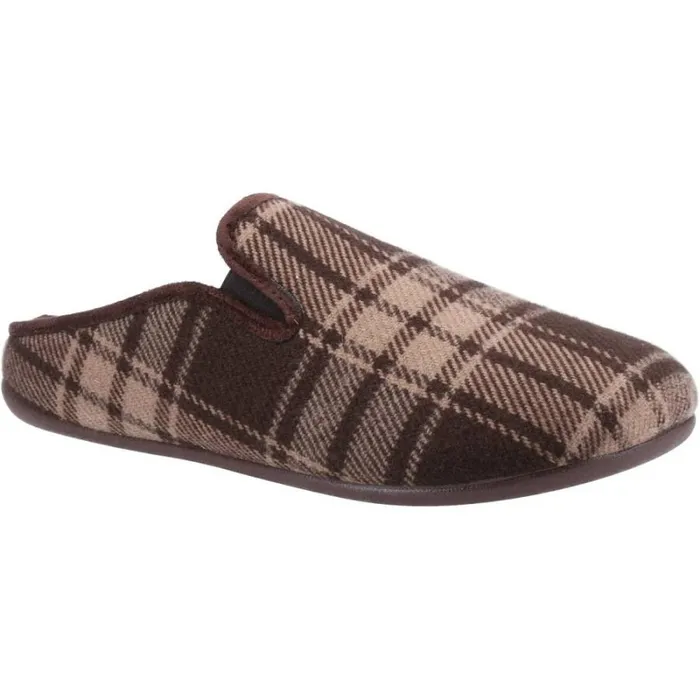 RWandCO Shoes Cotswold 8211 Mens Syde Slippers Dark Brown 8211 Men