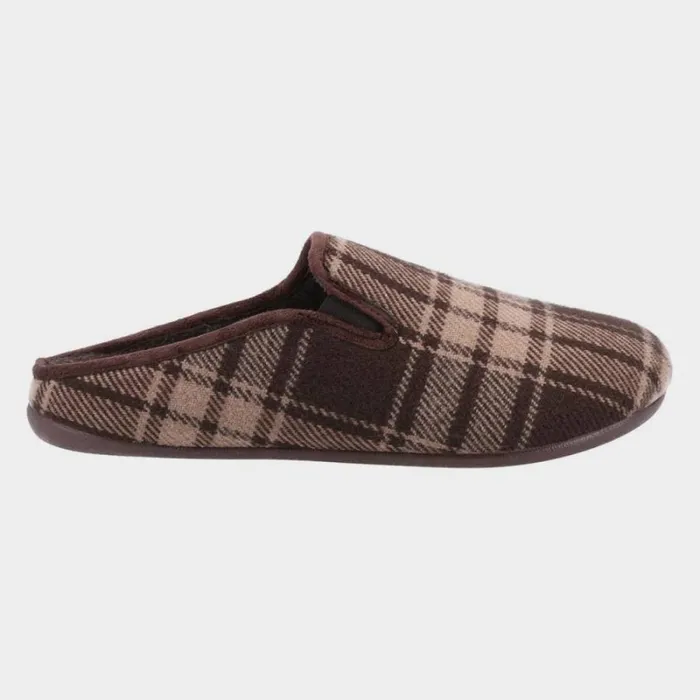 RWandCO Shoes Cotswold 8211 Mens Syde Slippers Dark Brown 8211 Men RWandCO Shoes Cotswold 8211 Mens Syde Slippers Dark Brown 8211 Men