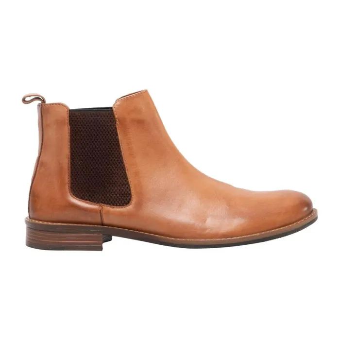 RWandCO Shoes Roamers 8211 Mens Leather Gusset Boots Medium Brown 8211 Men RWandCO Shoes Roamers 8211 Mens Leather Gusset Boots Medium Brown 8211 Men