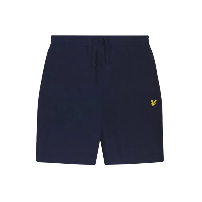RWandCO Shorts Lyle and Scott 8211 Mens Slub Logo Shorts Dark Blue 8211 Men RWandCO Shorts Lyle and Scott 8211 Mens Slub Logo Shorts Dark Blue 8211 Men