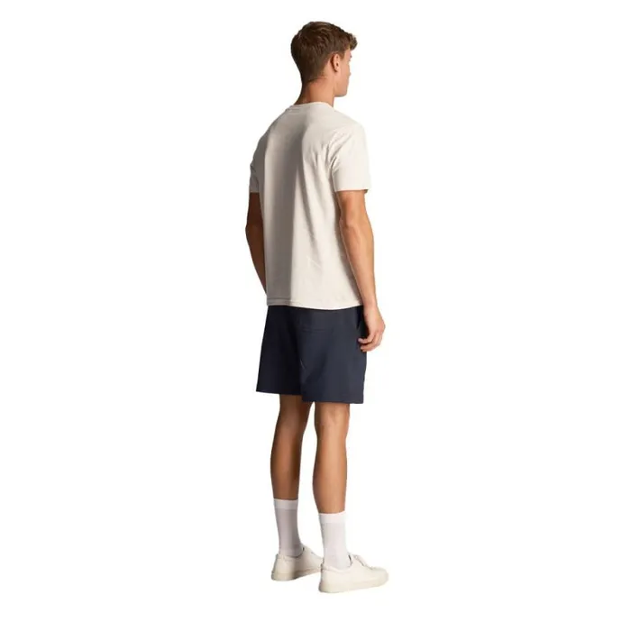 RWandCO Shorts Lyle and Scott 8211 Mens Slub Logo Shorts Dark Blue 8211 Men RWandCO Shorts Lyle and Scott 8211 Mens Slub Logo Shorts Dark Blue 8211 Men