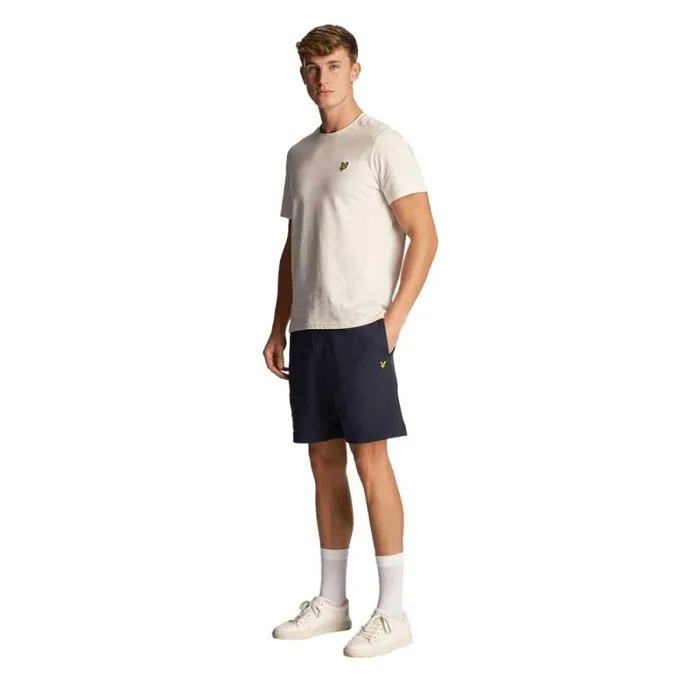 RWandCO Shorts Lyle and Scott 8211 Mens Slub Logo Shorts Dark Blue 8211 Men RWandCO Shorts Lyle and Scott 8211 Mens Slub Logo Shorts Dark Blue 8211 Men