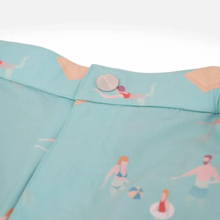 RWandCO Shorts Mosmann Mens Swim Shorts 8211 Cabana Boy Light Blue 8211 Men