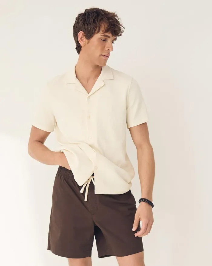 RWandCO Shorts Short With Elastic Waistband And Drawstring Barista 8211 Men RWandCO Shorts Short With Elastic Waistband And Drawstring Barista 8211 Men