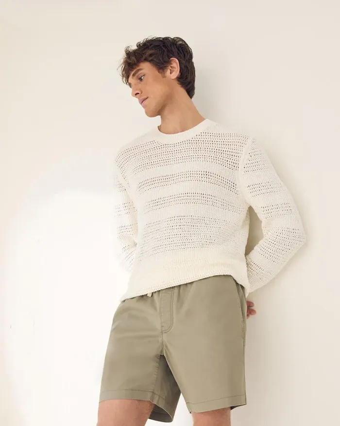 RWandCO Shorts Short With Elastic Waistband And Drawstring Mermaid 8211 Men RWandCO Shorts Short With Elastic Waistband And Drawstring Mermaid 8211 Men