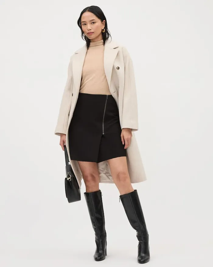 RWandCO Skirts Black ALine Mini Skirt Black 8211 Women