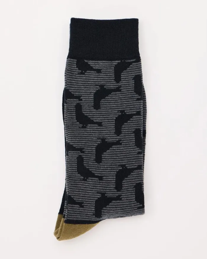RWandCO Socks Bird Silhouette Socks Phantom 8211 Men