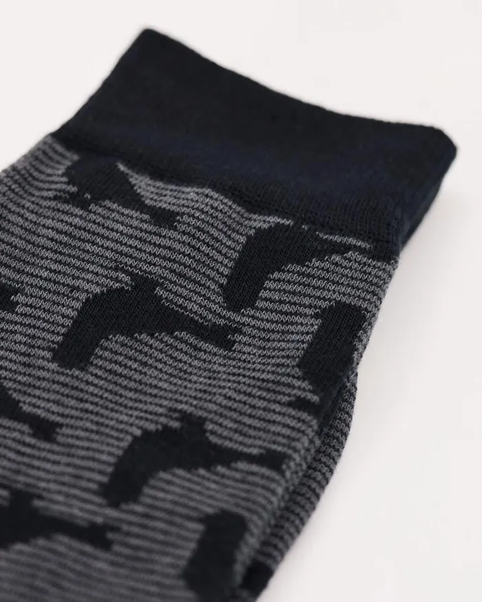 RWandCO Socks Bird Silhouette Socks Phantom 8211 Men RWandCO Socks Bird Silhouette Socks Phantom 8211 Men