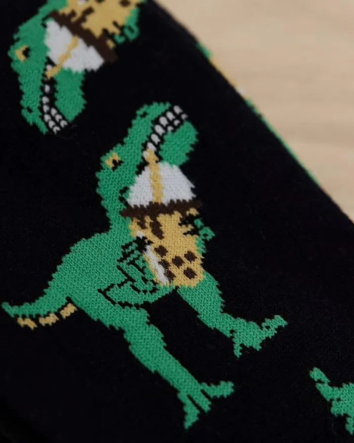 RWandCO Socks Bubble Tea Dinosaur Socks Navy Blazer 8211 Men