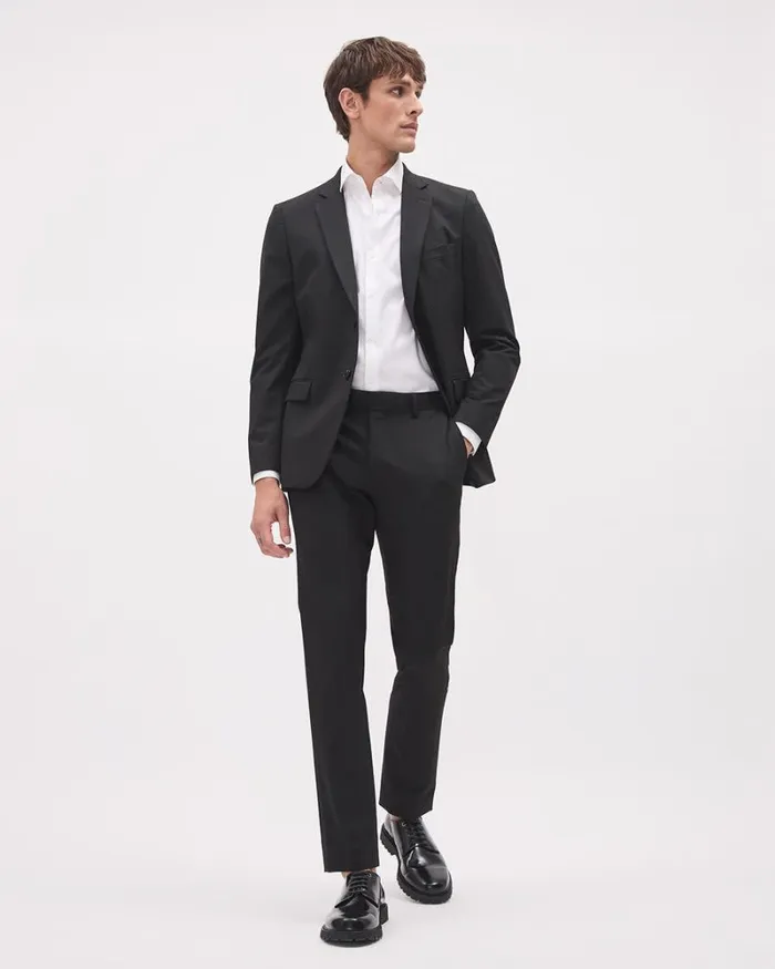 RWandCO Suit Pants Black Slim Fit ETech Suit Pant Black 8211 Men RWandCO Suit Pants Black Slim Fit ETech Suit Pant Black 8211 Men