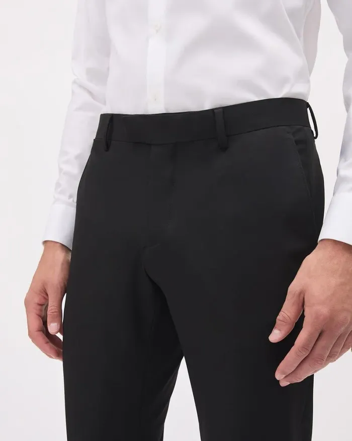 RWandCO Suit Pants Black Slim Fit ETech Suit Pant Black 8211 Men RWandCO Suit Pants Black Slim Fit ETech Suit Pant Black 8211 Men