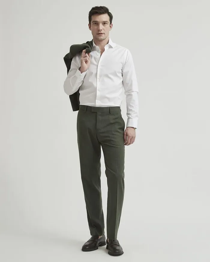 RWandCO Suit Pants Dark Green Suit Pant Chimera 8211 Men