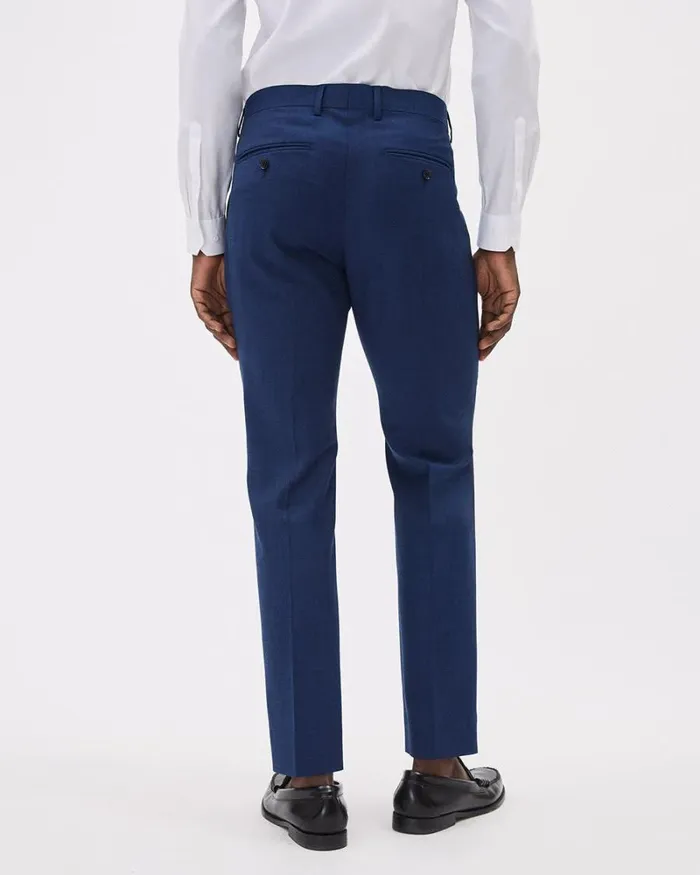 RWandCO Suit Pants Medium Blue Wool Essential Dress Pant Medium Blue 8211 Men RWandCO Suit Pants Medium Blue Wool Essential Dress Pant Medium Blue 8211 Men