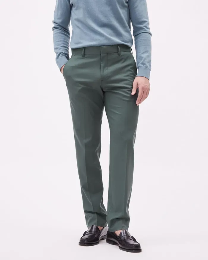 RWandCO Suit Pants TailoredFit Green Suit Pant Smoke Pine 8211 Men