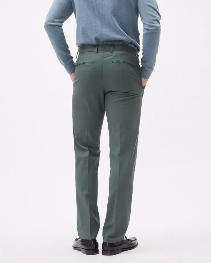 RWandCO Suit Pants TailoredFit Green Suit Pant Smoke Pine 8211 Men RWandCO Suit Pants TailoredFit Green Suit Pant Smoke Pine 8211 Men