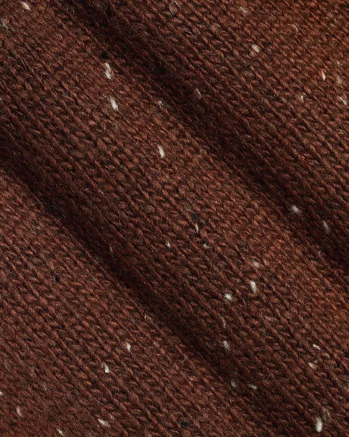RWandCO Sweaters and Cardigans LongSleeve CrewNeck Sweater With Neps Cinnabar Neps 8211 Men RWandCO Sweaters and Cardigans LongSleeve CrewNeck Sweater With Neps Cinnabar Neps 8211 Men
