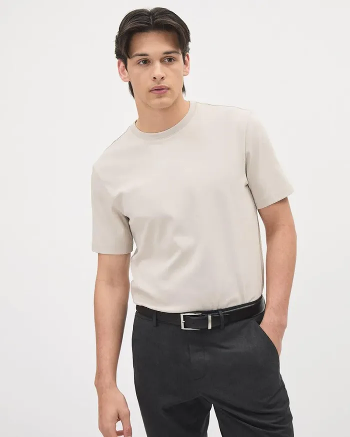 RWandCO TShirts Interlock CrewNeck TShirt Maplewood 8211 Men