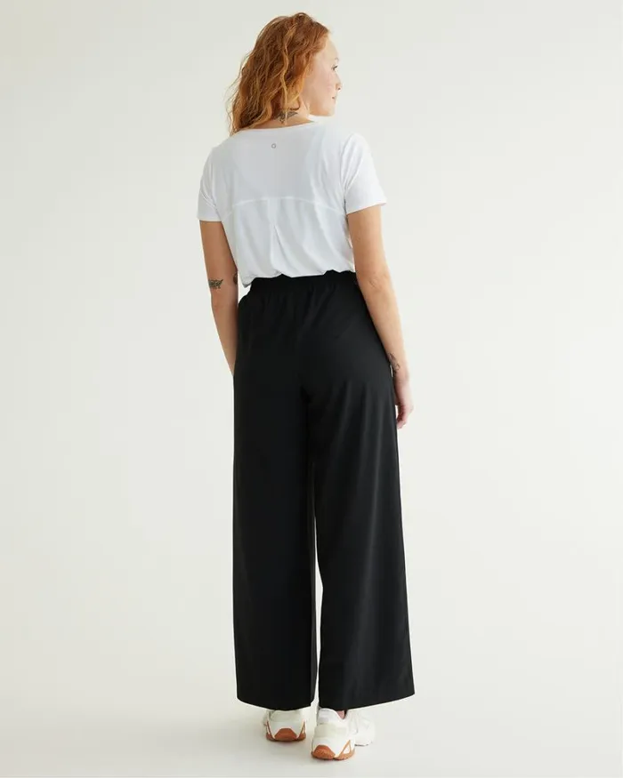 RWandCO Wide Leg WideLeg Pant 8211 Hyba 124 Reitmans Black 8211 Women