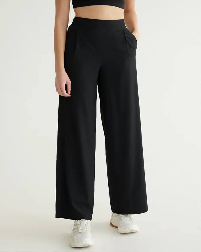 RWandCO Wide Leg WideLeg Pant 8211 Hyba 124 Reitmans Black 8211 Women