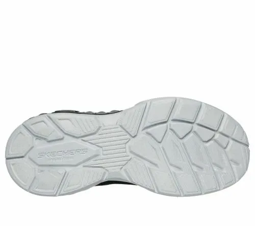 SLights Light Storm 30 Silver Black Kids SKECHERS Big Kids UK Sizes 36