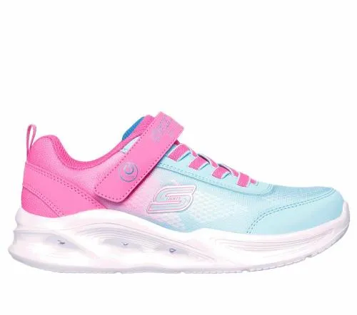 SLights Sola Glow 8211 Ombre Deluxe Pink Turquoise Kids SKECHERS Kids UK Sizes 9525 SLights Sola Glow 8211 Ombre Deluxe Pink Turquoise Kids SKECHERS Kids UK Sizes 9525