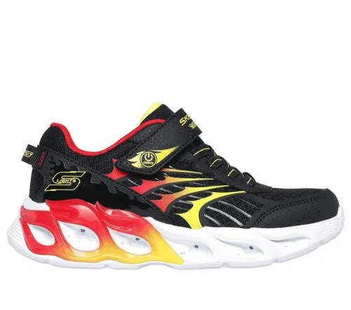 SLights Thermo Flash 20 Black Red Kids SKECHERS Big Kids UK Sizes 36