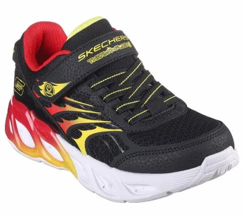 SLights Thermo Flash 20 Black Red Kids SKECHERS Big Kids UK Sizes 36