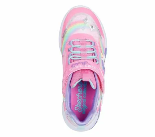SLights Unicorn Chaser Pink Multi Kids SKECHERS Toddlers UK Sizes 49