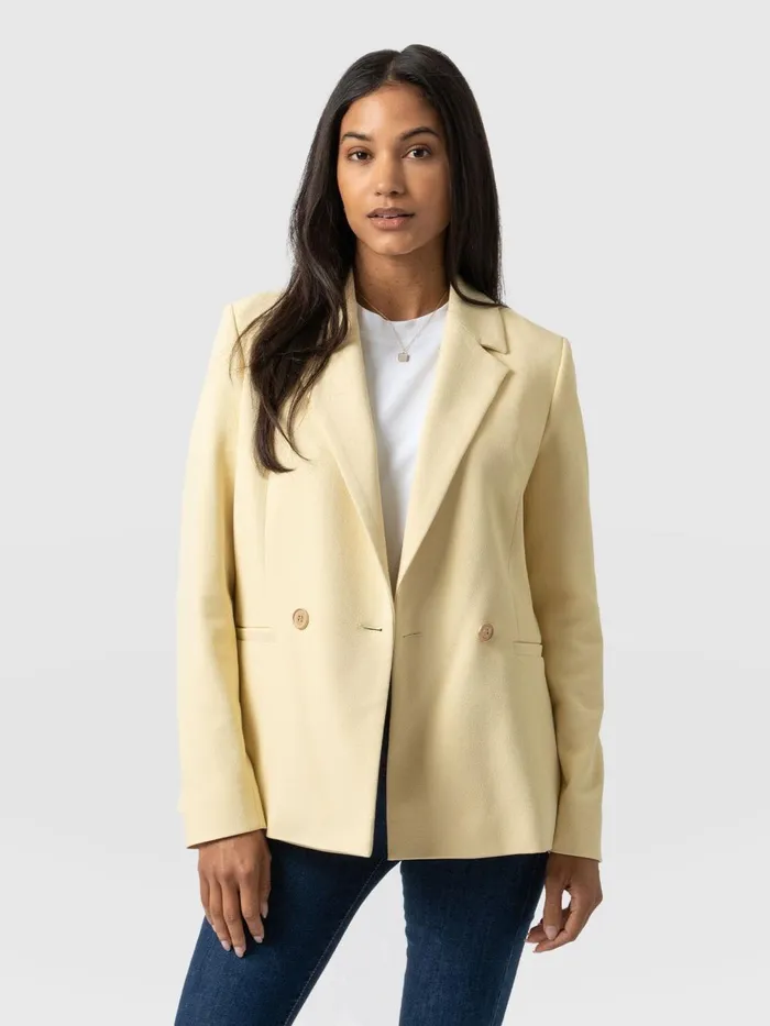 Saint And Sofia Blazers Women Carmen Blazer 8211 Yellow Yellow