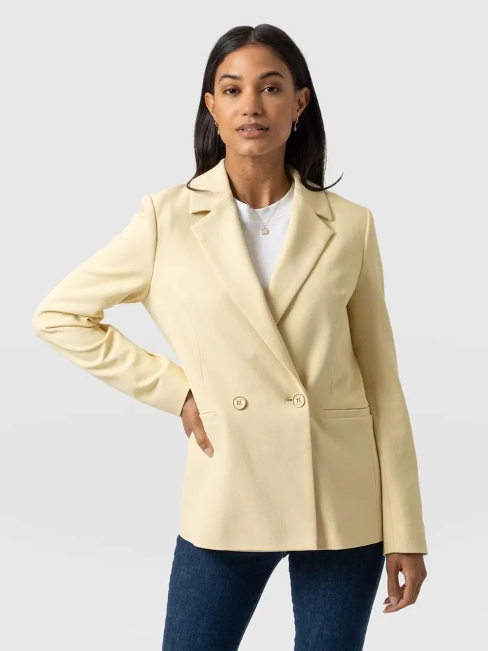 Saint And Sofia Blazers Women Carmen Blazer 8211 Yellow Yellow